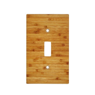 Wood Texture Wall Plates Light Switch Covers Zazzle Bamboo Butcher Block Light Switch Cover