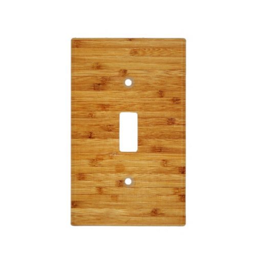 Bamboo Butcher Block Light Switch Cover
