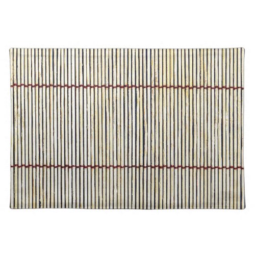 bamboo canes wood Natural Brown Texture Style Fash Placemat