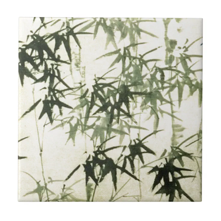BAMBOO CERAMIC TILE Zazzle