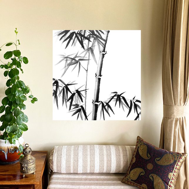 Bamboo - Chinese Style - unframed Canvas Print (Creator Uploaded)
