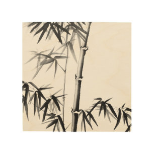 Bamboo - Chinese Style - unframed Wood Wall Art