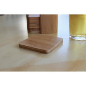 Bamboo Coaster Set Of 6 With Holder | Marks (Front Right)