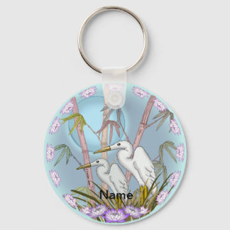 Bamboo Cranes keychain