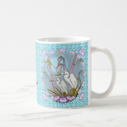 Bamboo Cranes mug