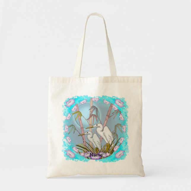 Bamboo Cranes  Tote Bag (Front)