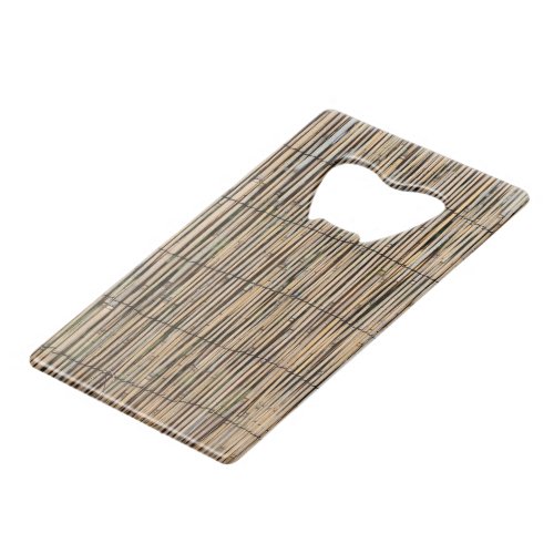 Bamboo Credit Card Bottle Opener