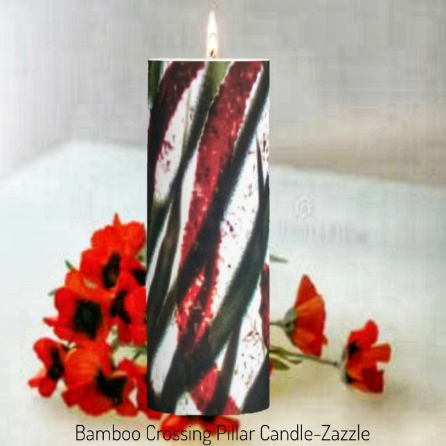 Bamboo Crossing      Pillar Candle (Creator Uploaded)