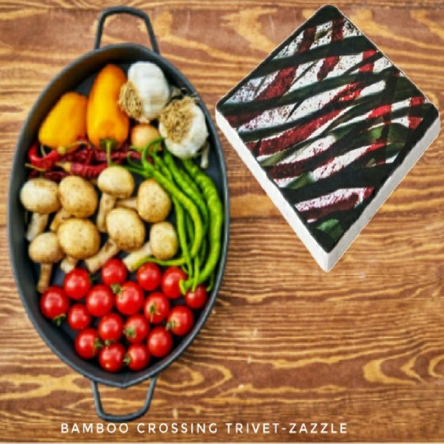 Bamboo Crossing  Trivet (Creator Uploaded)