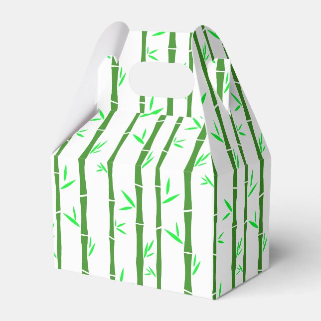 Bamboo Custom Favor Boxes (Front Side)