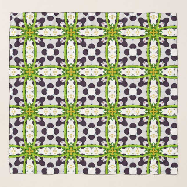 Bamboo Design Scarf (Front)