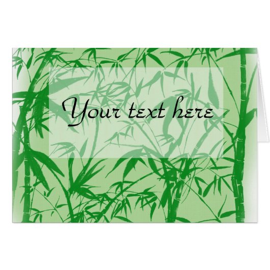 Bamboo Dreams Cards (Front Horizontal)