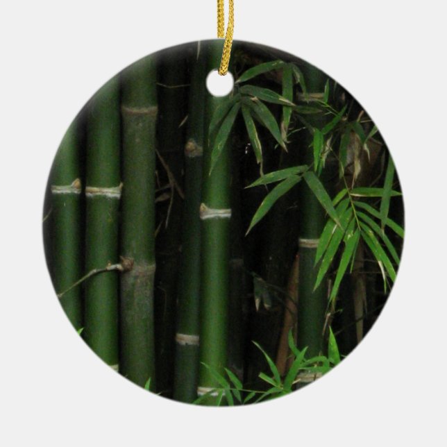 Bamboo ... Fao Rai, Nong Khai, Isaan, Thailand Ceramic Ornament (Front)