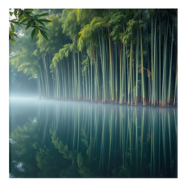 bamboo forest acrylic print (Front)