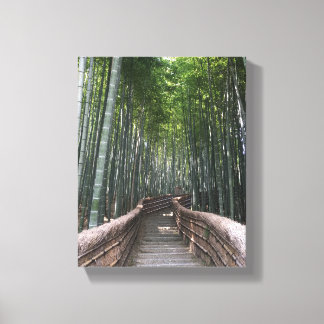 Bamboo forest Canvas Kyoto Japan Print