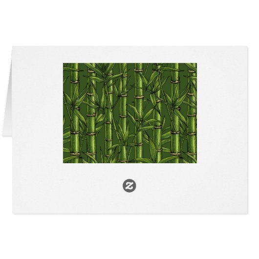 Bamboo forest in green (Back Horizontal)