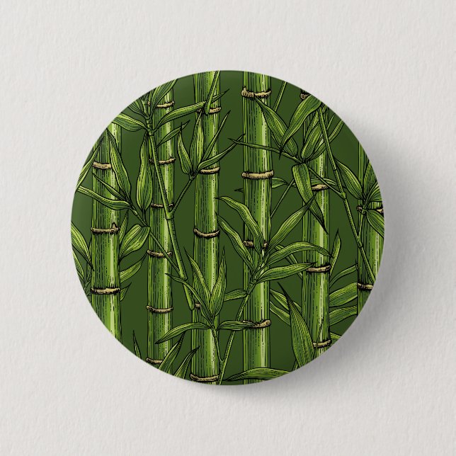 Bamboo forest in green button (Front)