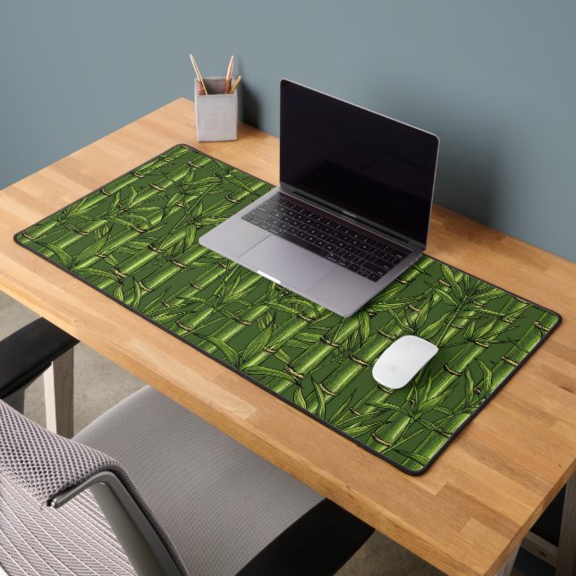 Bamboo forest in green desk mat (Office 2)
