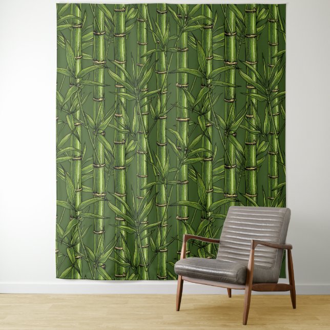 Bamboo forest in green tapestry (In Situ)