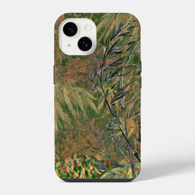 Bamboo forest iphone case (Back)