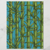 Bamboo forest on blue (Back)