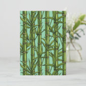 Bamboo forest on light blue (Standing Front)