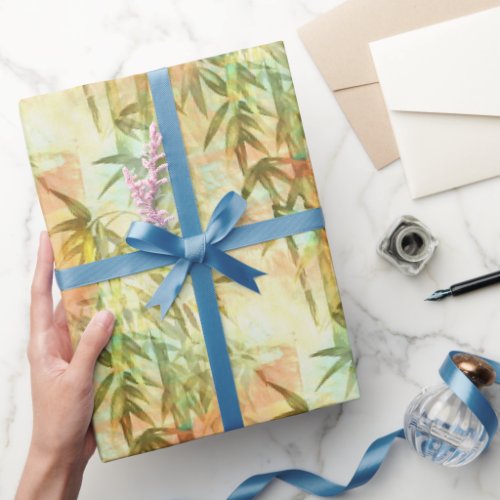 Bamboo Forest Painting Wrapping Paper