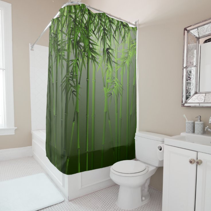 Bamboo Forest Shower Curtain | Zazzle