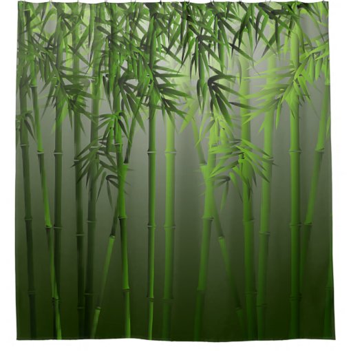 Bamboo Forest Shower Curtain | Zazzle