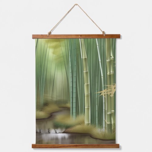 Bamboo Forest  Traditional Chinese Painting Hanging Tapestry