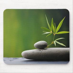 Bamboo Forest Tranquil Peaceful Nature Mouse Pad
