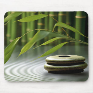 Bamboo Forest Tranquil Peaceful Nature Mouse Pad