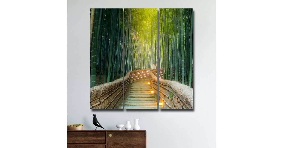 Bamboo Forest Triptych | Zazzle