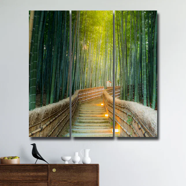 Bamboo Forest Triptych | Zazzle