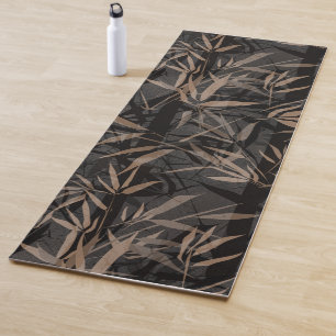 Bamboo forest.  yoga mat