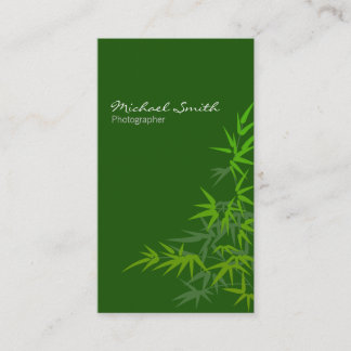 Bamboo Green Business Card