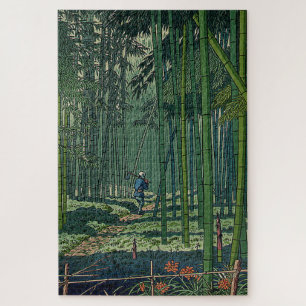 Bamboo Grove of Saga Fujishima Takeji Jigsaw Puzzle