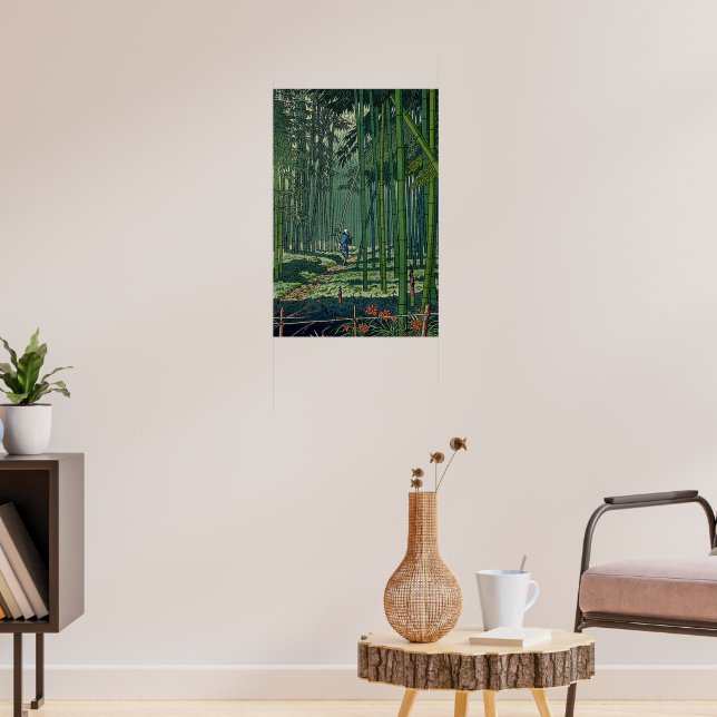 Bamboo Grove of Saga Fujishima Takeji Poster | Zazzle