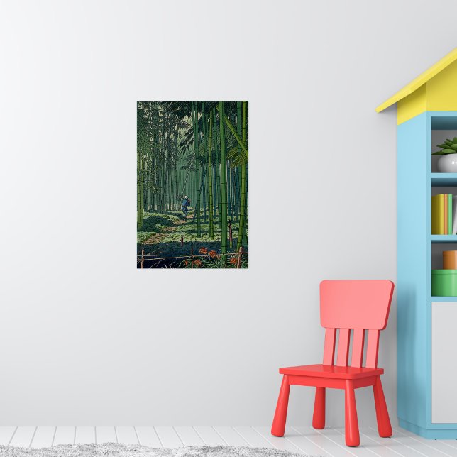 Bamboo Grove of Saga Fujishima Takeji Poster | Zazzle