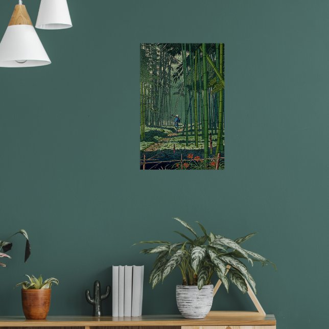 Bamboo Grove of Saga Fujishima Takeji Poster | Zazzle