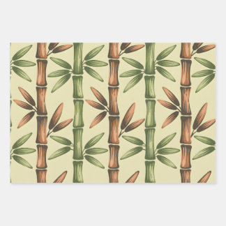 Bamboo Harmony Wrapping Paper Sheets