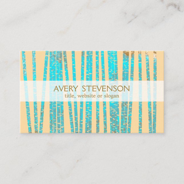 Bamboo Holistic Health and Natural Wellness Business Card (Front)