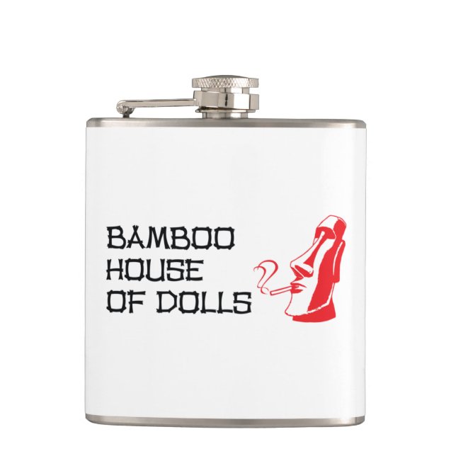 Bamboo House of Dolls Flask (Front)