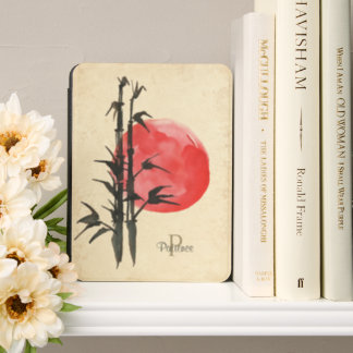 Bamboo In Front Of A Red Sun Kindle Cover