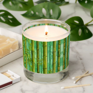 Bamboo Jungle Grove Warm Cool Greens Scented Candle