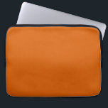 Bamboo Laptop Sleeve<br><div class="desc">Deep, rusty orange solid color.</div>