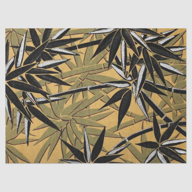 Bamboo Leaves in Gift Wrap Tissue Paper (Front)