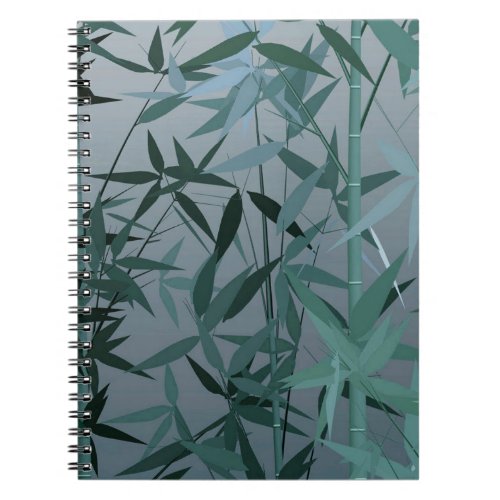 Bamboo leaves notebook