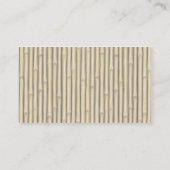 Bamboo leaves Screen Business Card (Back)