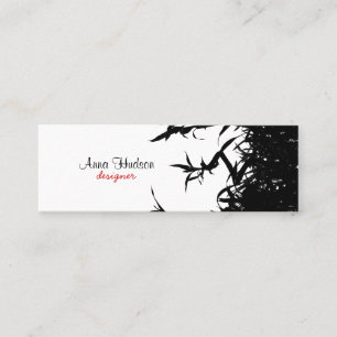 Bamboo Leaves, Shoots, Floristry, Flower Shop Mini Business Card